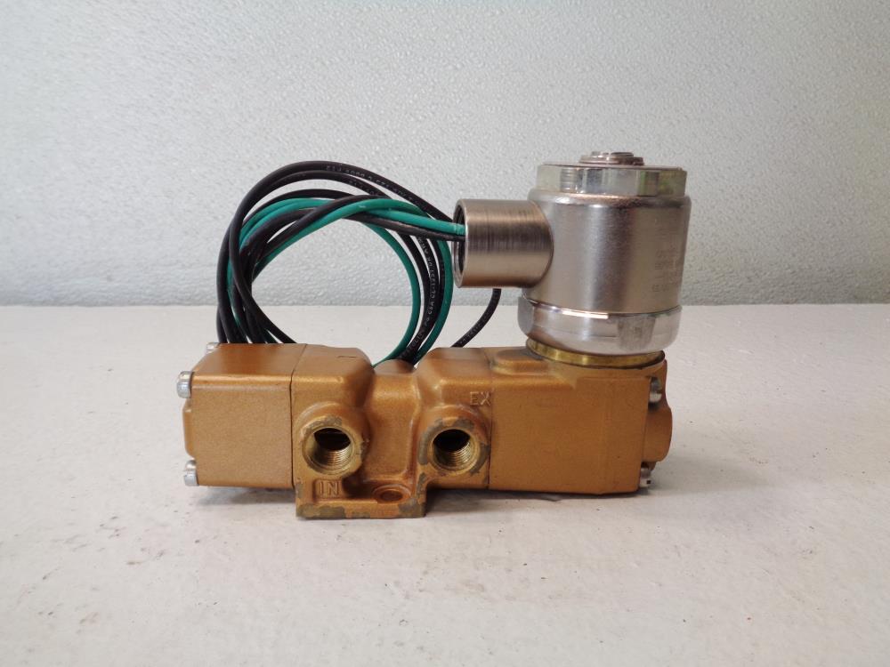 Versa 1/4" 3-Way Solenoid Valve VSG-3321-XX-D012